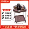 Mesa de té para máquina de Mahjong soporte para taza de té sala de ajedrez soporte especial para taza de agua mesa estante multifunción para el hogar para taza de té