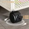Prateleira de armazenamento para banheiro, prateleira de armazenamento integrada de vários níveis para chão para banheiro, vaso sanitário, máquina de lavar e espaços estreitos