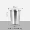 Acero Inoxidable 304 Taza Coreana Comercial Cafetería Bebidas Calientes y Frías Refresco de Limón Jugo de Frutas Té con Leche Taza de Cerveza