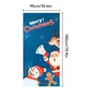 2025 Nuevo Colgante de Puerta de Tela Navideño Transfronterizo Decoración Muñeco de Nieve Papá Noel Fiesta Festiva Porche Árbol de Navidad
