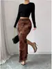 En Stock Primavera/Verano Nuevo Estilo Europeo y Americano Transfronterizo Amazon Aliexpress Tk Casual Malla Cintura Alta Abertura Falda para Mujer
