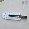 Clip para el Cabello sin Costuras con Forma de Corazón de Amor y Pedrería para Niña, Pinza para el Flequillo, Simple, Versátil, de Puntos, a Cuadros, Pinza Lateral para el Flequillo, Accesorios para el Cabello