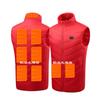 Chaleco térmico inteligente transfronterizo de fábrica para hombre, chaqueta de esquí acolchada de algodón con calefacción cálida para exteriores, chaleco térmico eléctrico
