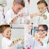 Adesivo de Tatuagem de Experimento Científico de Desenho Animado para Crianças Transfronteiriço Impermeável Personalidade Adesivo de Prêmio Criativo