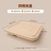 Envío gratis lonchera desechable comida rápida para llevar caja de embalaje degradable vajilla de papel ecológica caja bento caja para ensalada