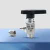Válvula de Bola de Ángulo de Acero Inoxidable 304/316L con Conexión Rápida Macho Rosca RC1/4-6*4 Estilo Americano Panel ZG1/4-6*4