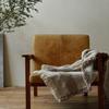 Manta Jacquard de Algodón y Lino Estilo Retro Wabi-Sabi Hilo Fuerte que Encoge Teñido en Hilo Manta Multifuncional para Siesta Sábana con Borlas Manta de Comercio Exterior Transfronterizo
