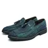 Zapatos de Cuero con Textura a Cuadros y Puntera Puntiaguda para Hombre, Moda de Negocios Estilo Coreano, Aumentan la Altura 6cm, Estilo Británico, Mocasines Slip-On Talla Extra Grande