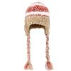 Moda Europea y Americana Exterior Resistente al Frío Gorro para Orejas Infantil Moderno Costura Combinada Versátil Trenzado Cálido Gorro Tejido Gorro de Lana para Esquí
