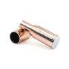 Tubo de batom redondo ouro rosa fivela de plástico batom tubo vazio batom cosmético material de embalagem de concha de plástico