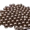 Brincos redondos de imitação de cristal Shijia austríaco imitação de pérolas artesanais soltas com meio furo pingente grampo de cabelo material