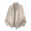 Cardigan de Tricô com Gola Alta e Zíper Masculino Outono Inverno Jacquard Retrô com Trança Casaco Suéter Lã Espessa Casual