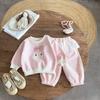 [Estilo Personalizado] Ropa de Bebé Conjunto de Otoño para Niñas, Nuevo y Moderno Conjunto de Dos Piezas para Bebé Niña de Un Año Primavera y Otoño