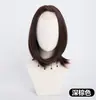 Peluca Universal para Cosplay con Red Frontal, Disponible en Múltiples Colores, Estilo Anime de 35 cm, No Requiere Adhesivo