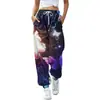 Calça Casual Feminina para Quatro Estações, Calça Esportiva Solta de Cintura Alta, Calça da Moda no Tornozelo com Estampas de Animais Coloridas para Mulheres