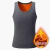 Chaleco térmico sin costuras para hombre, ropa de otoño e invierno, forro polar, camisa sin mangas gruesa, chaleco