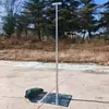 Accesorios para Bodas Soporte de Tablero KT Soporte de Fondo Barra Telescópica Barra Ajustable Cortina de Gasa Soporte de Base de Acero de Alta Resistencia de Doble Propósito