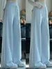 Pantalones Casuales de Pierna Recta para Mujer de Primavera y Otoño, Sueltos y Versátiles, Largos hasta el Suelo, Modernos, Cálidos, Tendencia, Pantalones de Chándal Estilo Perezoso