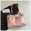 Bolso Tote Grande de Textura Popular de Este Año para Mujeres 2025 Nuevo Bolso de Hombro de Moda Trendy Casual Estilo Normcore para Estudiantes