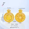 Collar Puzao Gold Shop Mismo Estilo Chapado en Oro Incrustaciones de Diamantes Filigrana Ruyi Dios Amarillo de la Riqueza Imitación Turmalina, Nuevo Estilo Chino Gargantilla de Alta Gama