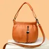 Nova Bolsa da Sorte para mulheres de meia-idade e idosas bolsa de mãe bolsa de ombro transversal portátil couro macio bolsa de celular da moda versátil