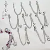 Cadena de accesorio de tres vías borla que conserva el color mariposa materiales hechos a mano con cuentas pulsera pulsera accesorios de joyería Jinhua Wulei Guang