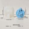 Molde de silicona para vela de aromaterapia familiar de personajes estilo europeo, retrato tridimensional, adornos de yeso, molde de gota de pegamento para el día de la madre
