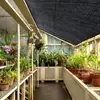 Malla Parasol Negra para Patio, Malla Transpirable para Sombra de Balcón, Aislante Térmico, Encriptada y Engrosada, con Procesamiento de Bordes y Perforación