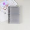 Ppa6a7 Transparente M5 Folhas soltas Manual Livro Ins Diário portátil do aluno Caderno Sub-shell Bolsa de armazenamento Conjunto de cartões