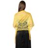 Chal de Encaje Borla Capa Exterior Cheongsam Capa de Playa Color Sólido Calado Largo Francés Europeo y Americano Chal Negro