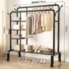 Tendedero de Ropa de Piso Vertical para Dormitorio Hogar Perchero Colgador Balcón Simple Engrosado Barra de Secado Tendedero