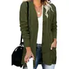 Amazon Europeia e Americana Comércio Exterior Outono e Inverno Novo Cardigã de Tricô Casual Feminino Suéter Tamanho Grande Solto Torcido Casaco Feminino