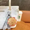 Llavero Creativo de Peluche de Hamburguesa, Pastel, Sándwich, Colgante Exquisito y Lindo para Bolso, Llavero de Coche, Pequeño Regalo