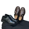 Zapatos Retro de Tacón Grueso Tallados Mollykiki 2026 Nuevo de Principios de Primavera Versátiles y Cómodos Mocasines Retro Estilo Británico