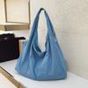 Bolsa de Lona Relajante para Mujer de Gran Capacidad 2025 Nuevo Verano Casual Bolso de Hombro para Compras Bolso Tote para Viajar