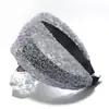 Diadema de Encaje Ultrancha para Cubrir Cabello Gris y Mechones Sueltos, Accesorio para el Cabello Antideslizante con Dientes para Lavarse la Cara y Peinar el Flequillo para Mujeres