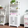 Estantería de Madera Maciza Estante de Almacenamiento de Pie para el Hogar Sala de Estar Estante de Almacenamiento Pino Gabinete Pequeño Gabinete de Almacenamiento Gabinete Estrecho Librería Infantil