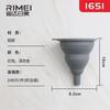 Funil dobrável Jinda rimei 1651 silicone multifuncional retrátil portátil dispensador anti-vazamento de óleo cozinha