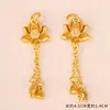 Método Antigo Cobre Folheado a Ouro Estilo Chinês Pingente de Borla de Pérola Ornamentos Acessórios DIY Pulseira Semi-acabada Acessórios para Colar Atacado