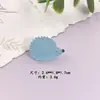 Resina Simulación Mini Luminoso Estéreo Erizo DIY Micro Paisaje Animales Adornos Colgante Sorpresa Infantil Bolsa Ciega