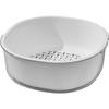 Cesta de lavado y escurrido de verduras engrosada de doble capa cesta simple de lujo ligero para frutas y verduras de cocina lavado y escurrido de arroz cesta para verduras