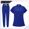 Traje de Cirugía sin Mangas para Mujer, Uniforme de Enfermería, Uniforme Médico, Ropa de Trabajo al por Mayor para Belleza y Peluquería