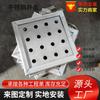 Tapa de registro decorativa de acero inoxidable 304 para agua de lluvia tipo hombre invisible, Tapa de registro circular de alta resistencia 201 para electricidad, Tipo subterráneo