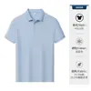 Camisa Polo Sunshine Algodão Toque Gelado Respirável Proteção Solar Anti-UV 7A Antibacteriana Manga Curta Roupa de Trabalho Camiseta Manga Curta Roupa de Trabalho