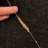 "Sueño Dorado" Pulsera Retro Francesa Dorada con Borlas de Encaje Diseño de Nicho Elegante Pulsera Personalizada