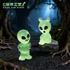 País Transfronterizo Producto Nuevo Micro-Paisaje Creativo Luminoso Figuras de Alienígenas Accesorios de Decoración DIY Mini Adornos de Resina