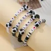 Pulseira Elástica de Argila Macia Mais Vendida da Amazon com Pingentes Temáticos Esportivos de Rugby, Futebol, Softbol, Basquete e Coração