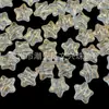 Estrela de Cinco Pontas com Ondas d'Água Estampada em Ouro 19mm Pulseira de Contas DIY Acessórios de Joias Artesanais com Cola Cremosa