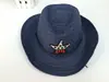 Sombrero de sol de mezclilla estilo coreano de verano para niños y niñas, sombrero de paja para bebé, sombrero de paja para niños con estrella de cinco puntas, venta al por mayor