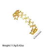 Pulsera de Acero Inoxidable Chapado en Oro de 18K de Estilo Nuevo Europeo y Americano que Conserva el Color para Mujer, Pulsera Abierta de Acero de Titanio con Diseño de Flor y Hoja de Gama Alta